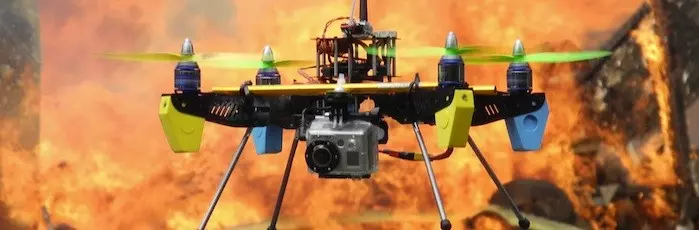 fire drone